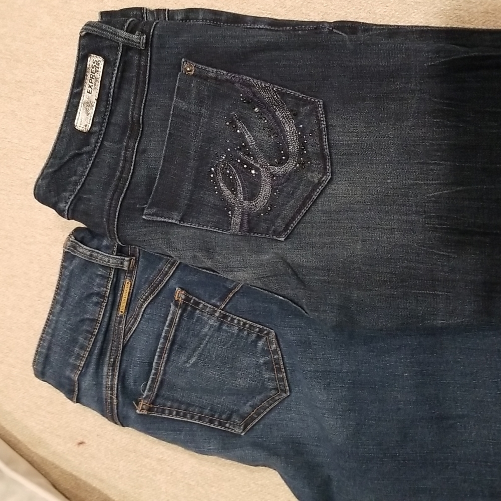 Express  and New York &company  jeans